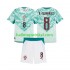 Portugal Voetbalshirt Bruno Fernandes 8 Kleuters/Kids Uit Tenue 2026 2027 Korte Mouw