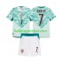 Portugal Voetbalshirt Cristiano Ronaldo 7 Kleuters/Kids Uit Tenue 2026 2027 Korte Mouw