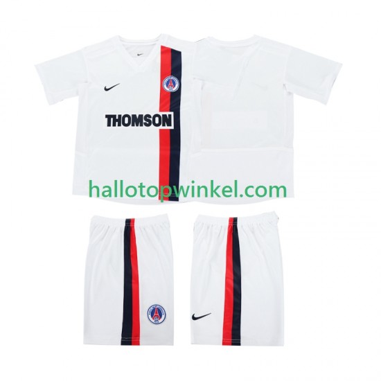 AC Milan Voetbalshirt 2002 2003 Retro Kleuters/Kids Uit Tenue Korte Mouw