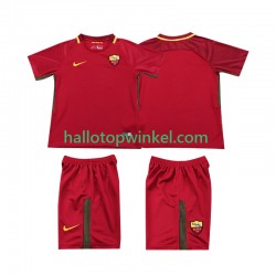 AS Roma Voetbalshirt 2017-2018 Retro Kleuters/Kids Thuis Tenue Korte Mouw