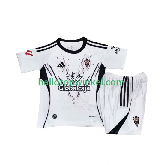 Voetbalshirt Albacete Kleuters/Kids Thuis Tenue 2025-2026 Korte Mouw