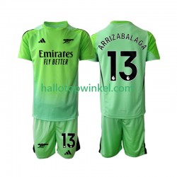Arsenal Voetbalshirt Kepa Arrizabalaga 13 Doelman Kleuters/Kids Uit Tenue 2025-2026 Korte Mouw