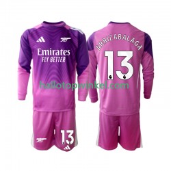 Arsenal Voetbalshirt Kepa Arrizabalaga 13 Doelman Kleuters/Kids Derde Tenue 2025-2026 Lange Mouw