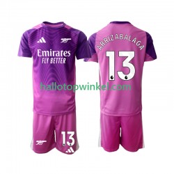 Arsenal Voetbalshirt Kepa Arrizabalaga 13 Doelman Kleuters/Kids Derde Tenue 2025-2026 Korte Mouw