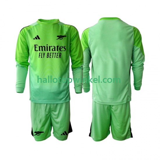 Arsenal Voetbalshirt Doelman Kleuters/Kids Uit Tenue 2025-2026 Lange Mouw