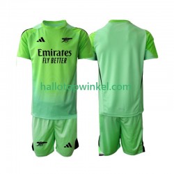 Arsenal Voetbalshirt Doelman Kleuters/Kids Uit Tenue 2025-2026 Korte Mouw