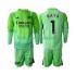 Arsenal Voetbalshirt Raya 1 Doelman Kleuters/Kids Uit Tenue 2025-2026 Lange Mouw