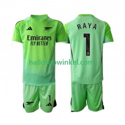 Arsenal Voetbalshirt Raya 1 Doelman Kleuters/Kids Uit Tenue 2025-2026 Korte Mouw