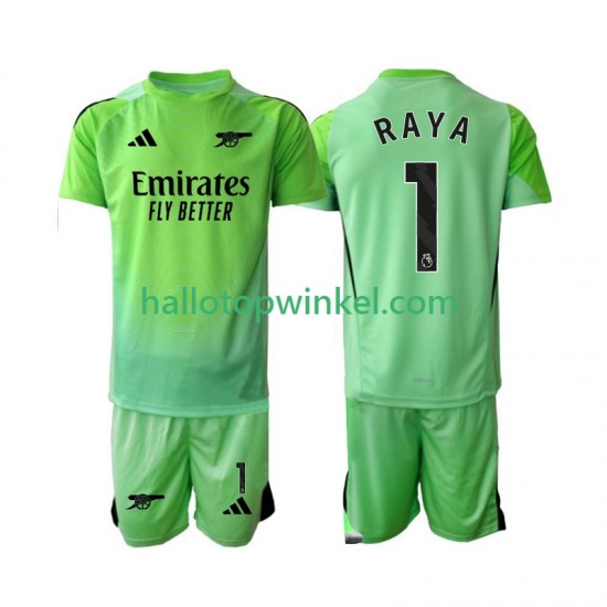 Arsenal Voetbalshirt Raya 1 Doelman Kleuters/Kids Uit Tenue 2025-2026 Korte Mouw
