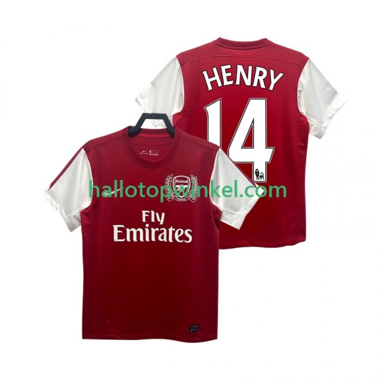 Arsenal Voetbalshirt HENRY 14 2012 Retro Heren Thuis Tenue 2011 Korte Mouw