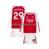 Arsenal Voetbalshirt Kai Havertz 29 Kleuters/Kids Thuis Tenue 2025-2026 Lange Mouw