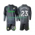 Aston Villa Voetbalshirt Emiliano Martinez 23 Doelman Kleuters/Kids Thuis Tenue 2025-2026 Lange Mouw