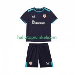 Athletic Bilbao Voetbalshirt Kleuters/Kids Uit Tenue 2025-2026 Korte Mouw