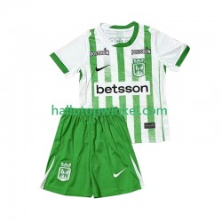 Voetbalshirt Atletico Nacional Kleuters/Kids Thuis Tenue 2025 Korte Mouw