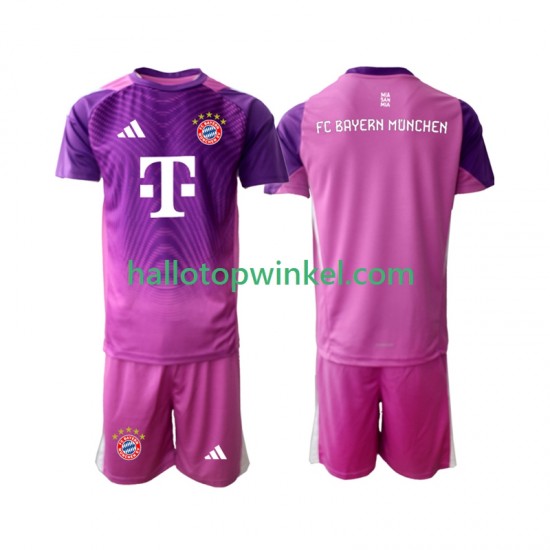 FC Bayern München Voetbalshirt Doelman Kleuters/Kids Vierde Tenue 2025-2026 Korte Mouw