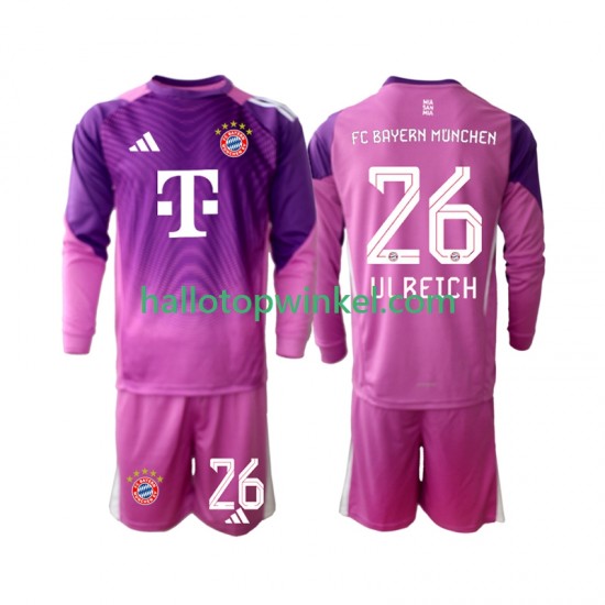 FC Bayern München Voetbalshirt Sven Ulreich 26 Doelman Kleuters/Kids Vierde Tenue 2025-2026 Lange Mouw