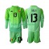 België Voetbalshirt Matz Sels 13 Doelman Kleuters/Kids Thuis Tenue 2025 Lange Mouw