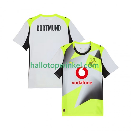 Borussia Dortmund Voetbalshirt Heren Uit Tenue 2025-2026 Korte Mouw
