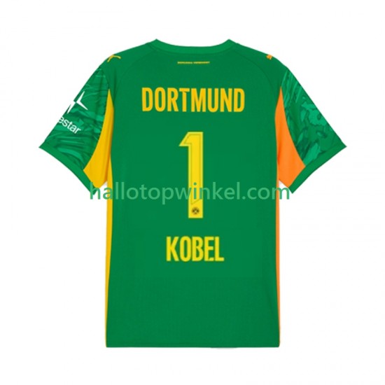 Borussia Dortmund Voetbalshirt Gregor Kobel 1 Doelman Heren Thuis Tenue 2025-2026 Korte Mouw