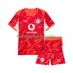 Borussia Dortmund Voetbalshirt Doelman Kleuters/Kids Uit Tenue 2025-2026 Korte Mouw