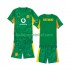 Borussia Dortmund Voetbalshirt Doelman Kleuters/Kids Thuis Tenue 2025-2026 Korte Mouw