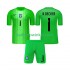 Brazilië Voetbalshirt Alisson Becker 1 Doelman Kleuters/Kids Thuis Tenue 2026 Korte Mouw