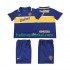 CA Boca Juniors Voetbalshirt 1996 1997 Retro Kleuters/Kids Thuis Tenue Korte Mouw