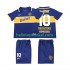 CA Boca Juniors Voetbalshirt MARADONA 10 1996 1997 Retro Kleuters/Kids Thuis Tenue Korte Mouw