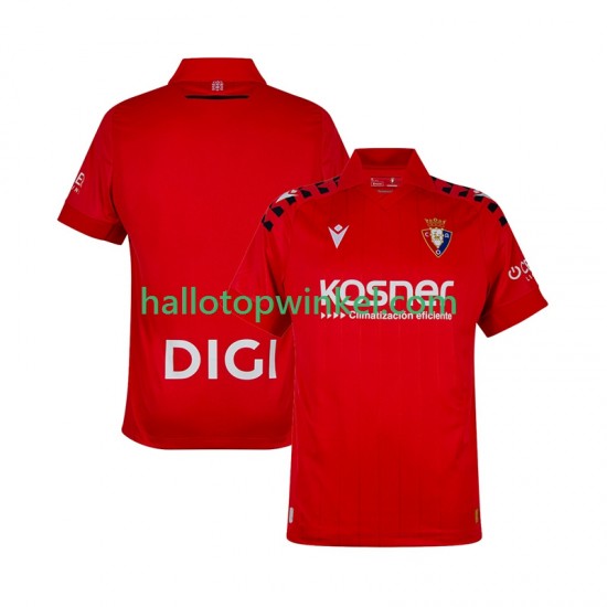 CA Osasuna Voetbalshirt Heren Thuis Tenue 2025-2026 Korte Mouw