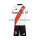 CA River Plate Voetbalshirt Kleuters/Kids Thuis Tenue 2025-2026 Korte Mouw