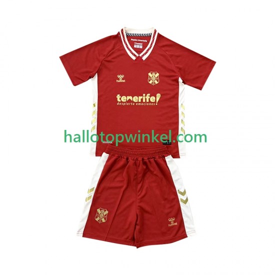 Voetbalshirt CD Tenerife Kleuters/Kids Uit Tenue 2025-2026 Korte Mouw