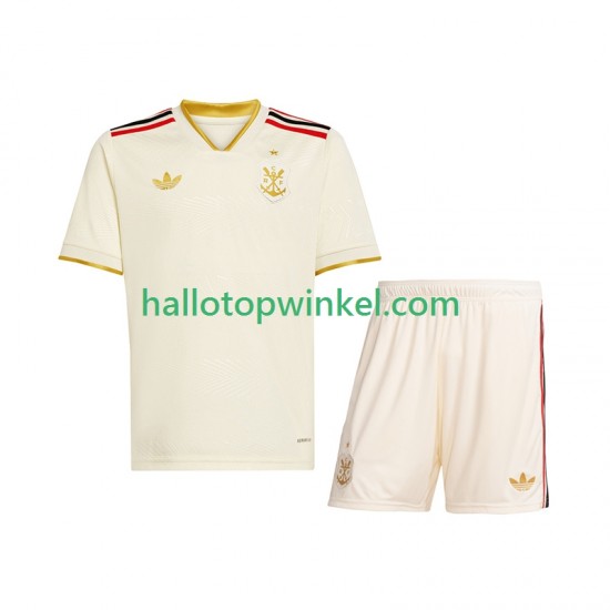 CR Flamengo Voetbalshirt Kleuters/Kids Derde Tenue 2025-2026 Korte Mouw