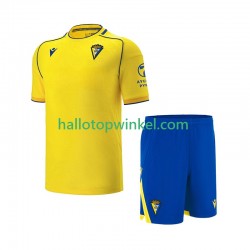 Cádiz CF Voetbalshirt Kleuters/Kids Thuis Tenue 2025-2026 Korte Mouw