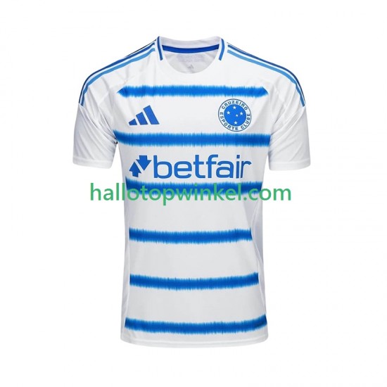 Cruzeiro Voetbalshirt Heren Uit Tenue 2025-2026 Korte Mouw