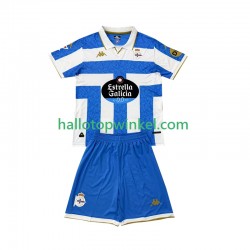 Voetbalshirt Deportivo La Coruna Kleuters/Kids Thuis Tenue 2025-2026 Korte Mouw