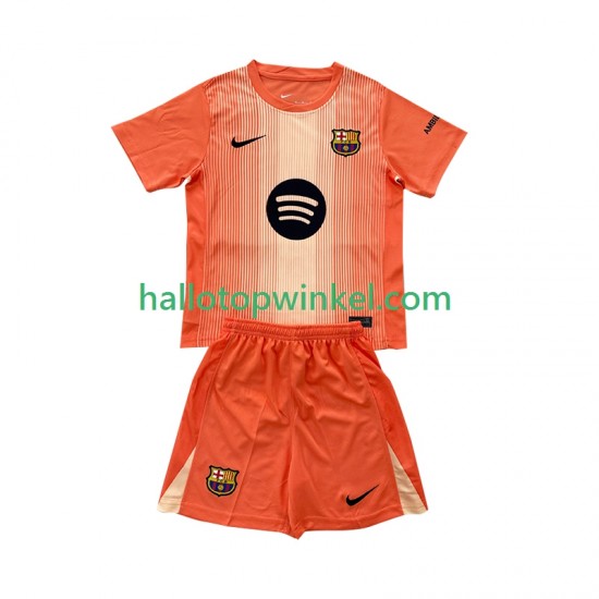 FC Barcelona Voetbalshirt Doelman Kleuters/Kids Vierde Tenue 2025-2026 Korte Mouw