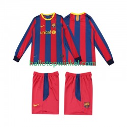 FC Barcelona Voetbalshirt Retro Kleuters/Kids Thuis Tenue 2011 2010 Lange Mouw
