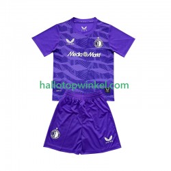 Feyenoord Rotterdam Voetbalshirt Doelman Kleuters/Kids Derde Tenue 2025-2026 Korte Mouw