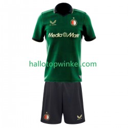 Feyenoord Rotterdam Voetbalshirt Kleuters/Kids Vierde Tenue 2025-2026 Korte Mouw