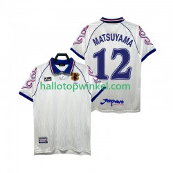 Japan Voetbalshirt MATSUYAMA 12 1998 Retro Heren Uit Tenue Korte Mouw