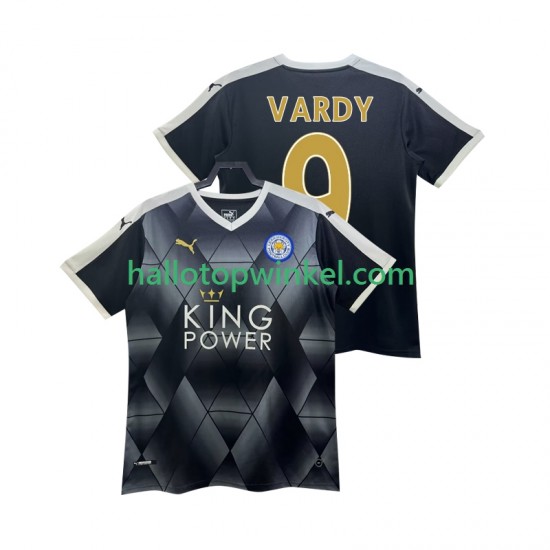 Leicester City Voetbalshirt VARDY 9 2014 2015 Retro Heren Uit Tenue Korte Mouw