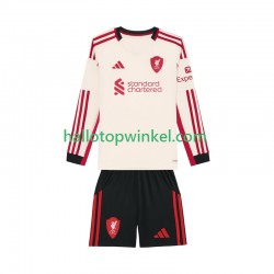 Liverpool Voetbalshirt Kleuters/Kids Uit Tenue 2025-2026 Lange Mouw