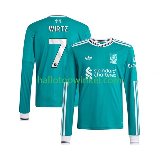 Liverpool Voetbalshirt Florian Wirtz 7 Heren Derde Tenue 2025-2026 Lange Mouw