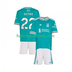 Liverpool Voetbalshirt Hugo Ekitike 22 Kleuters/Kids Derde Tenue 2025-2026 Korte Mouw