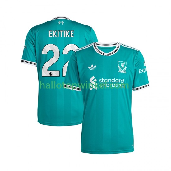 Liverpool Voetbalshirt Hugo Ekitike 22 Heren Derde Tenue 2025-2026 Korte Mouw