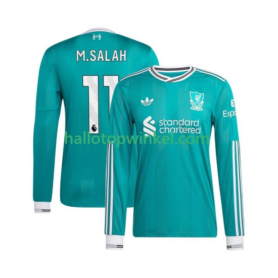 Liverpool Voetbalshirt Mohamed Salah 11 Heren Derde Tenue 2025-2026 Lange Mouw