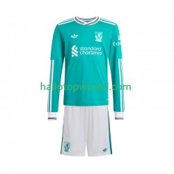 Liverpool Voetbalshirt Kleuters/Kids Derde Tenue 2025-2026 Lange Mouw