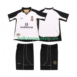 Manchester United Anniversary Football Shirt 2001 2002 Kleuters/Kids Uit Tenue Korte Mouw