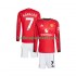 Manchester United Voetbalshirt Cristiano Ronaldo 7 Kleuters/Kids Thuis Tenue 2025-2026 Lange Mouw