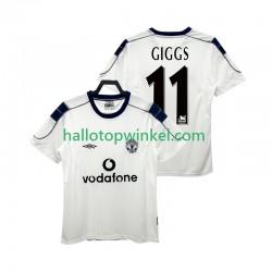 Manchester United Voetbalshirt GIGGS 11 2000 2001 Retro Heren Uit Tenue Korte Mouw